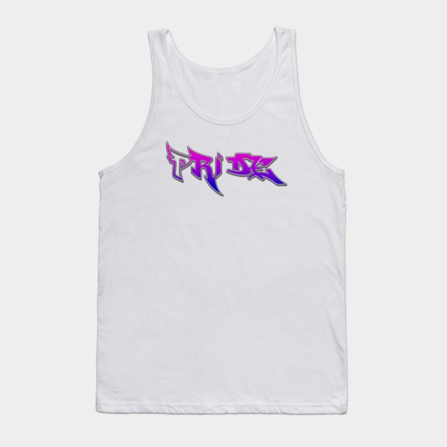 Bi Pride Graffiti Tank Top by BigTexFunkadelic